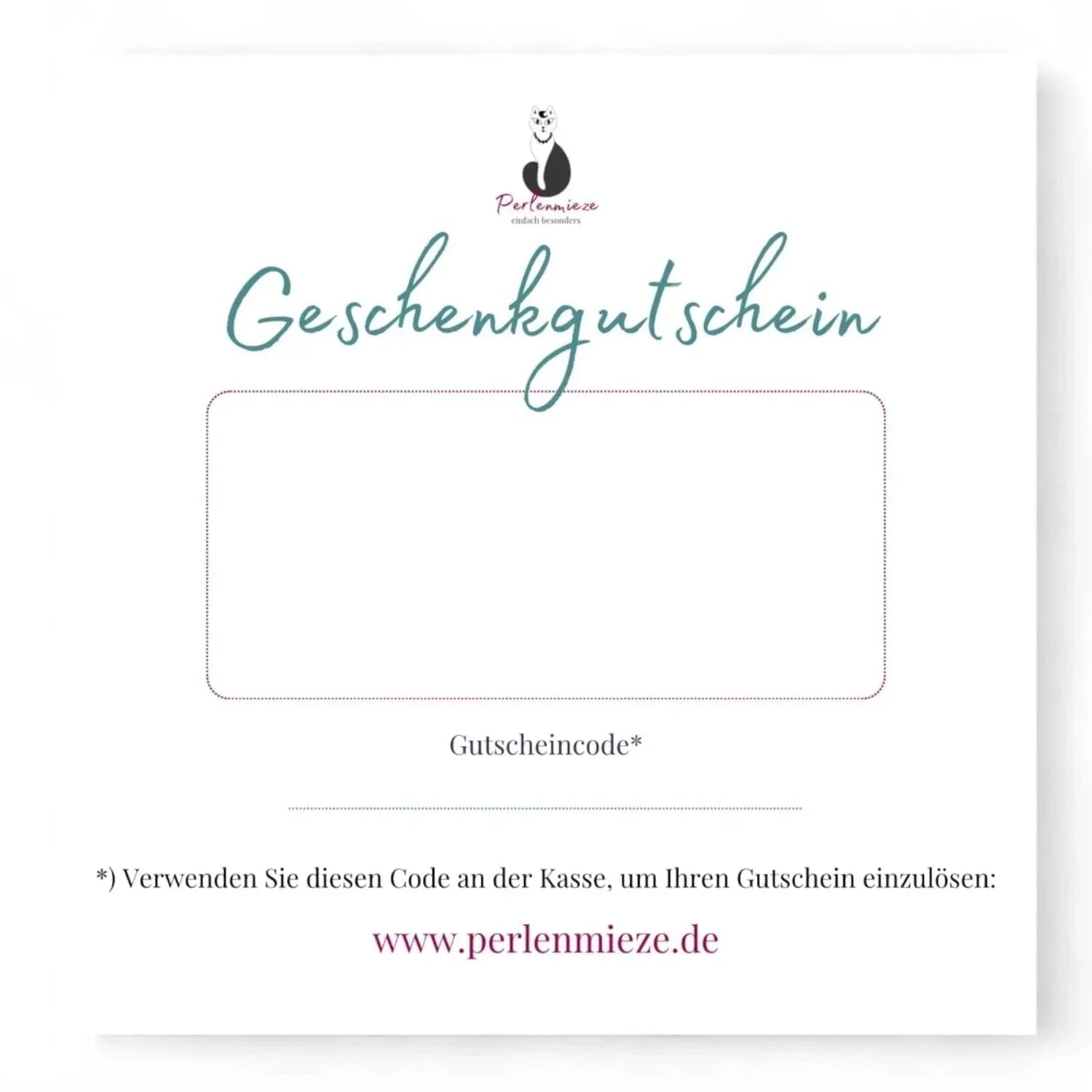 100,00 € Gutschein von Perlenmieze – Für elegante Schmuck Geschenke Geschenkgutschein Perlenmieze
