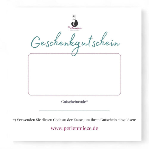 30,00 € Gutschein Geschenkgutschein Perlenmieze 