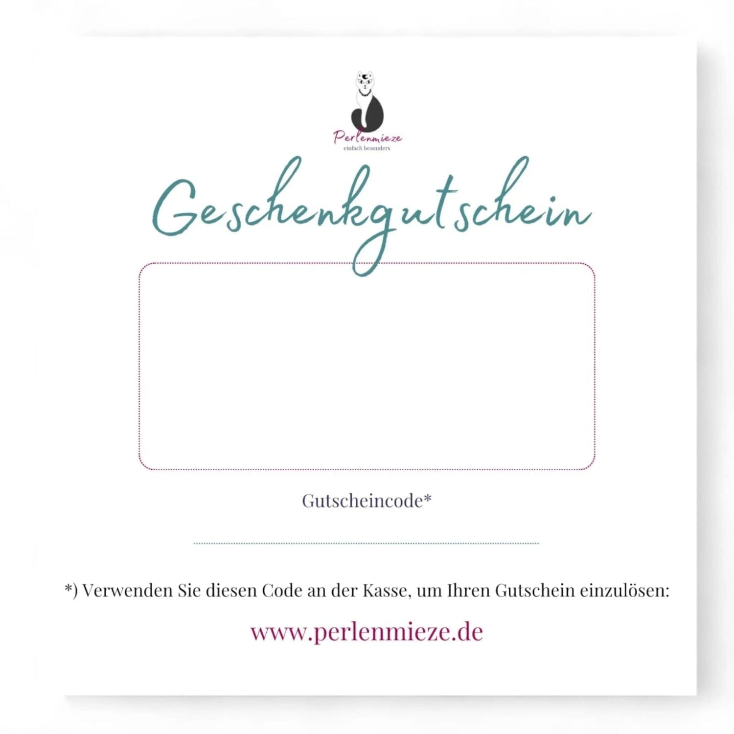 30,00 € Gutschein Perlenmieze Geschenkgutschein Perlenmieze 