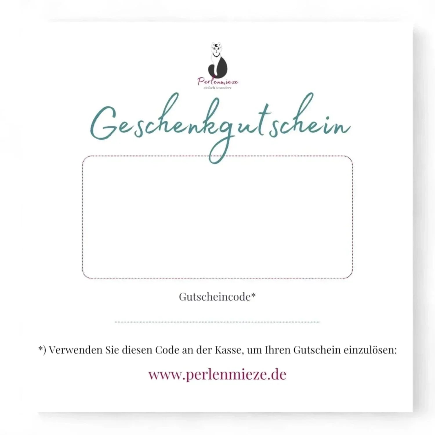 50,00 € Gutschein Perlenmieze Geschenkgutschein Perlenmieze