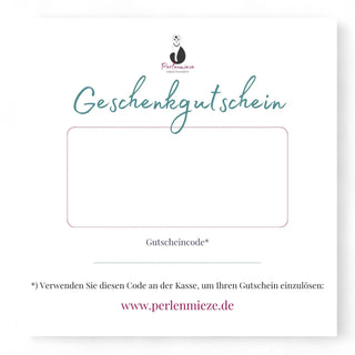 Gutschein "Kleine Geschenkidee" Perlenmieze