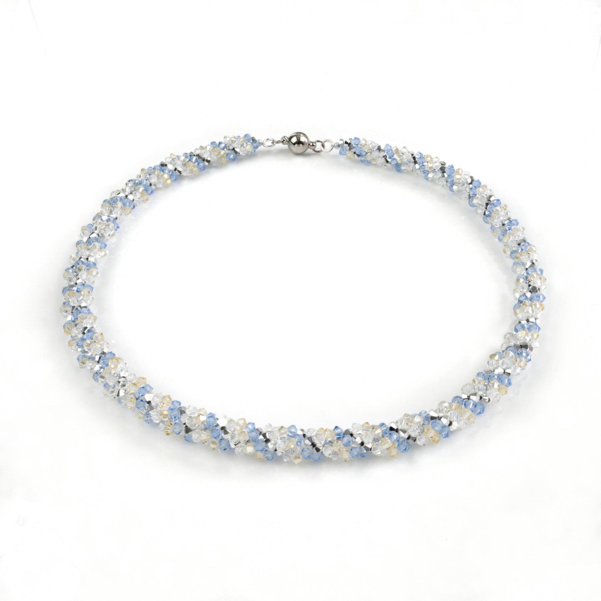Abendkleid Kette mit Kristallen - Perlenmieze
