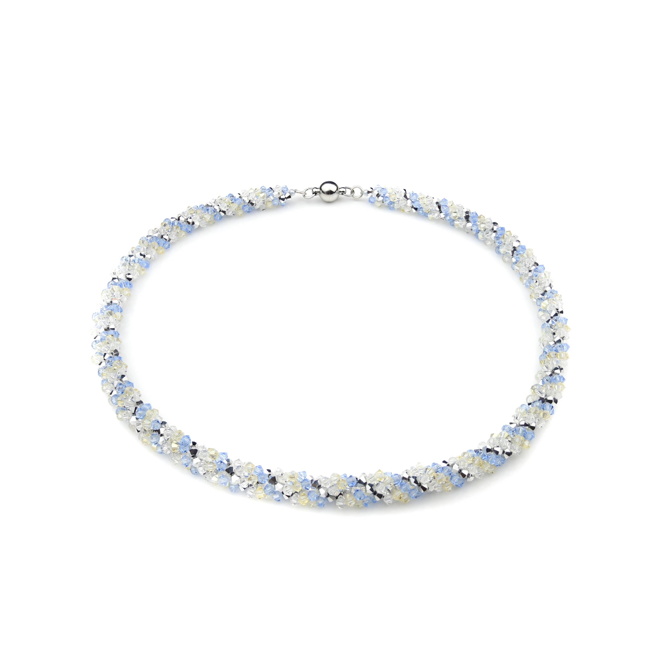 Abendkleidkette mit Kristallen