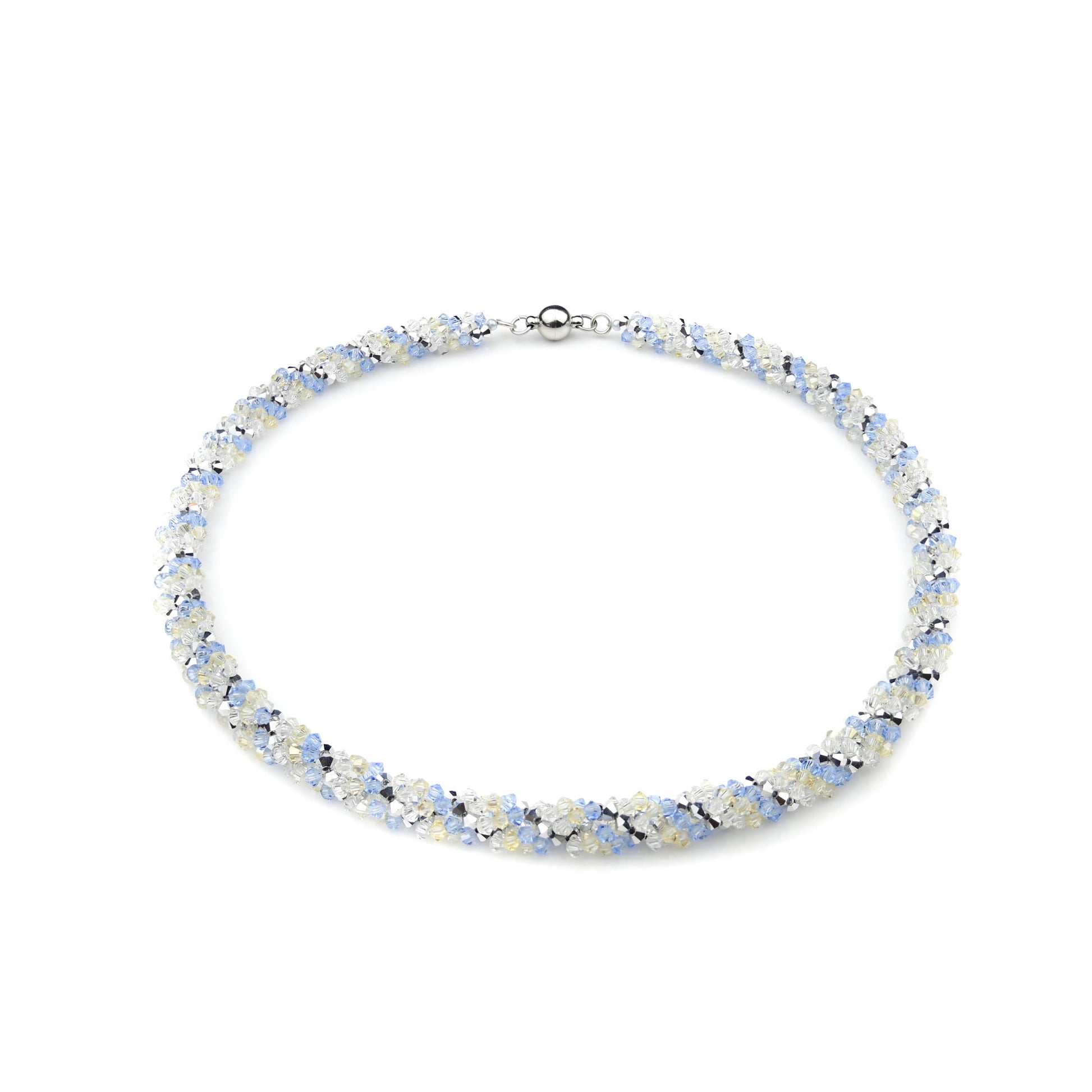 Abendkleidkette mit Kristallen