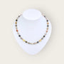 Achat kette mit kristallen - perlenmieze