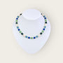Bunter lavastein schmuck - perlenmieze