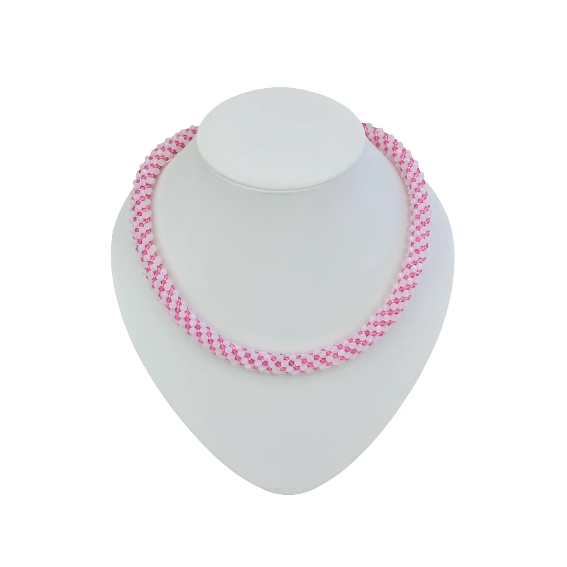 Elegante Kette aus Kristallperlen - Perlenmieze