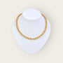 Elegante kette damen mit kristallen - perlenmieze