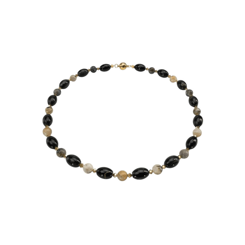 Falkenauge Kette mit Armband Halskette Perlenmieze 