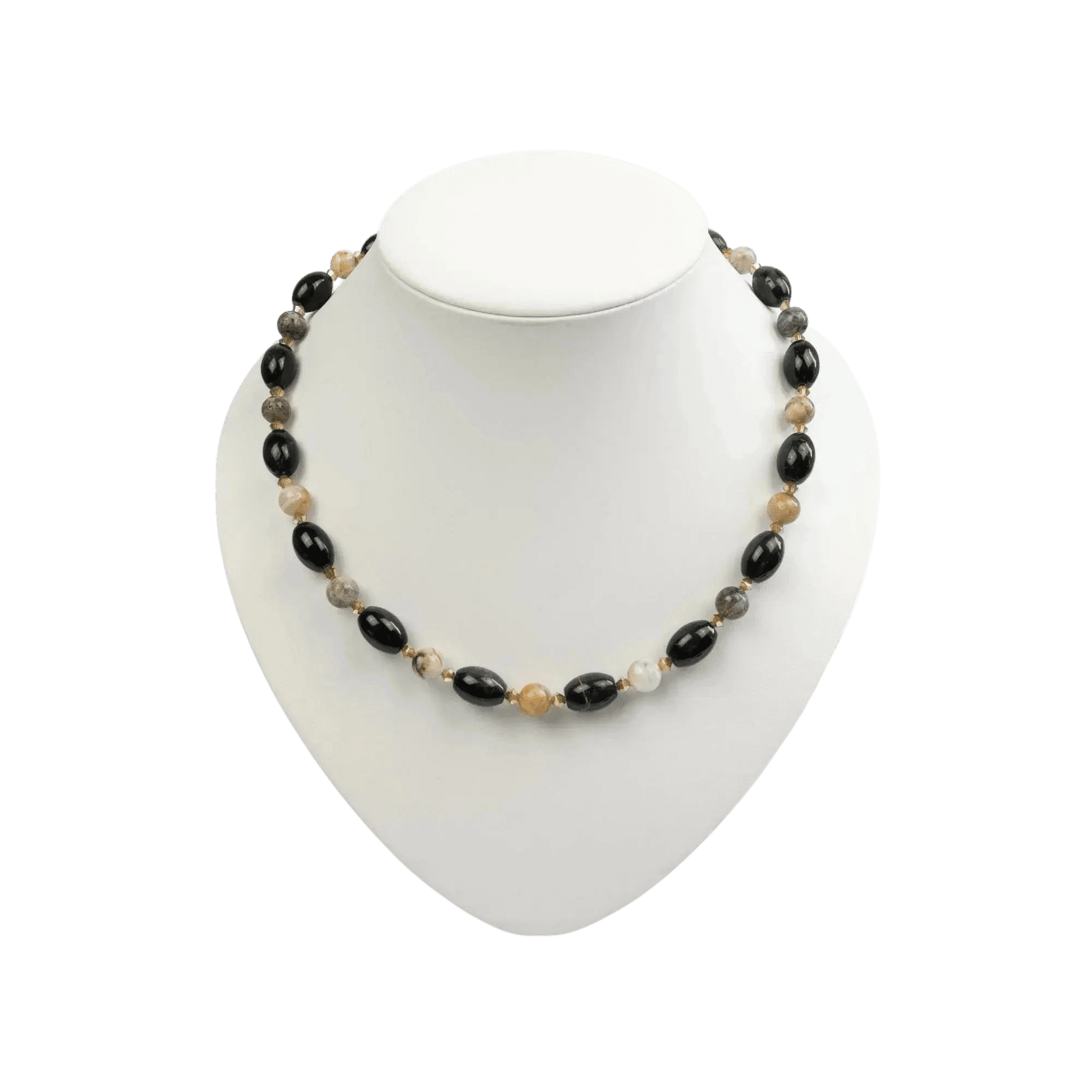 Falkenauge Kette mit Armband Halskette Perlenmieze 