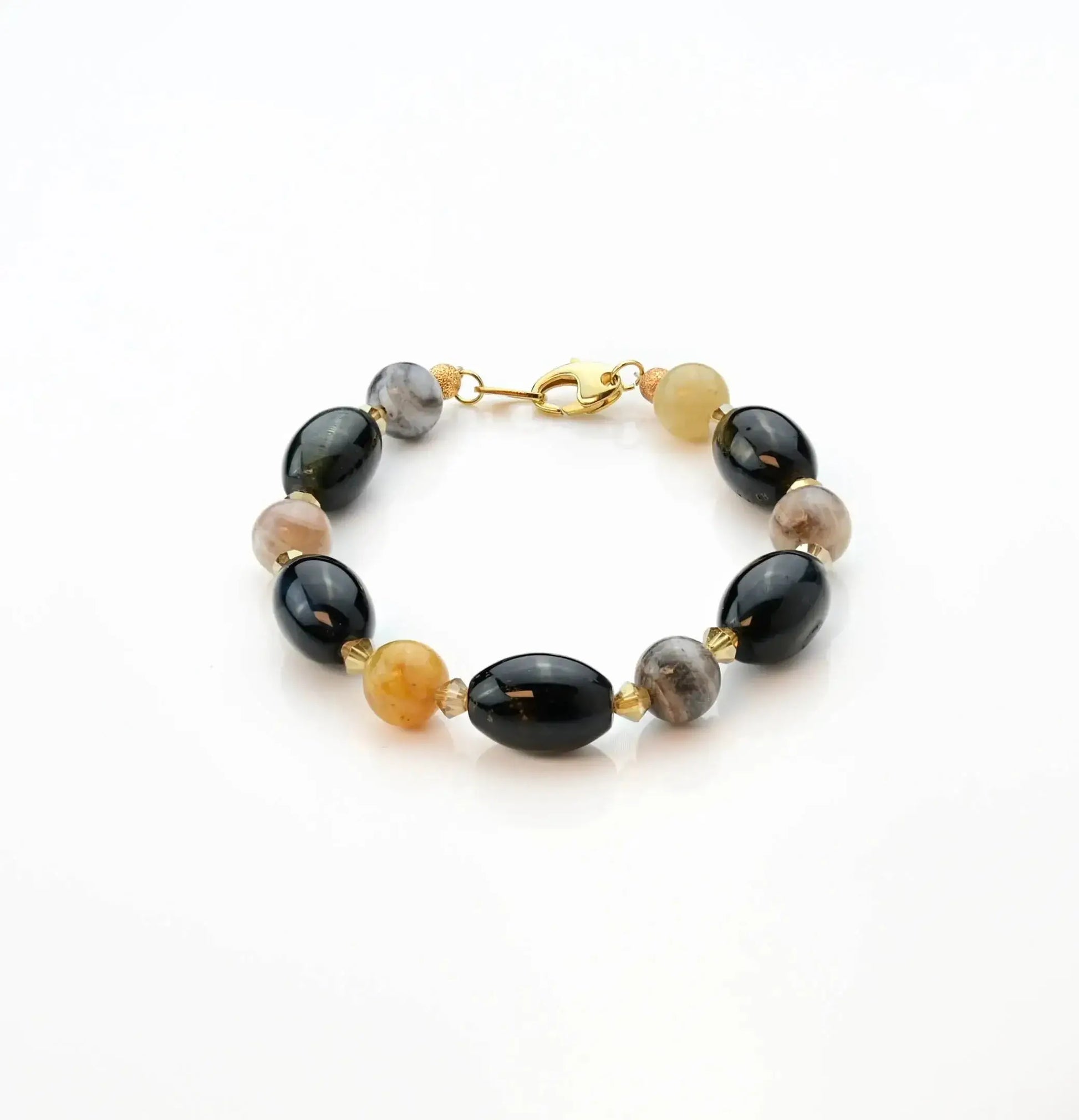 Falkenauge kette mit armband - perlenmieze