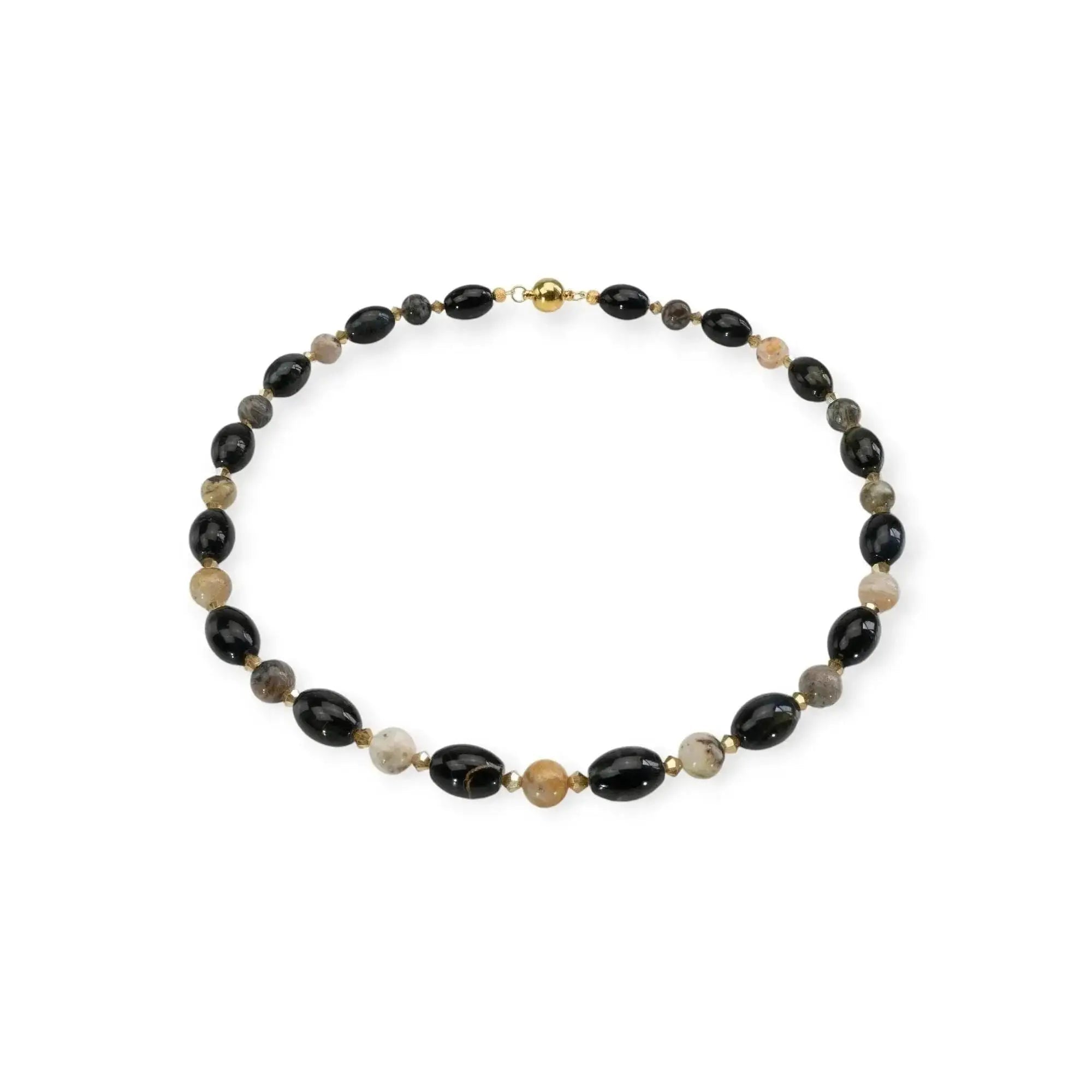 Falkenauge Kette mit Armband - Perlenmieze