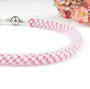 Festliche Kette in Rosé & Weiß Halskette Perlenmieze 