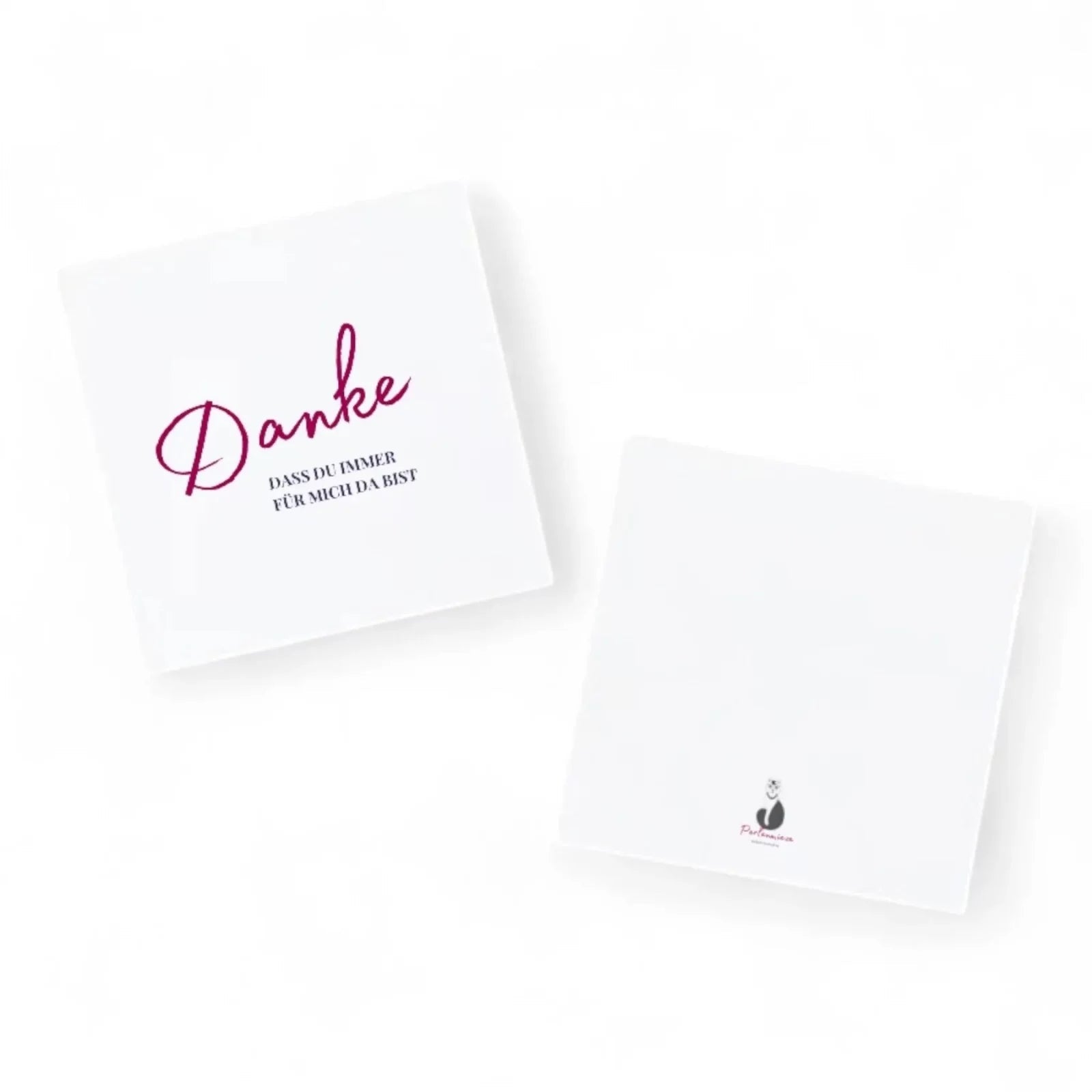 Grußkarte "Danke" Grußkarte Perlenmieze