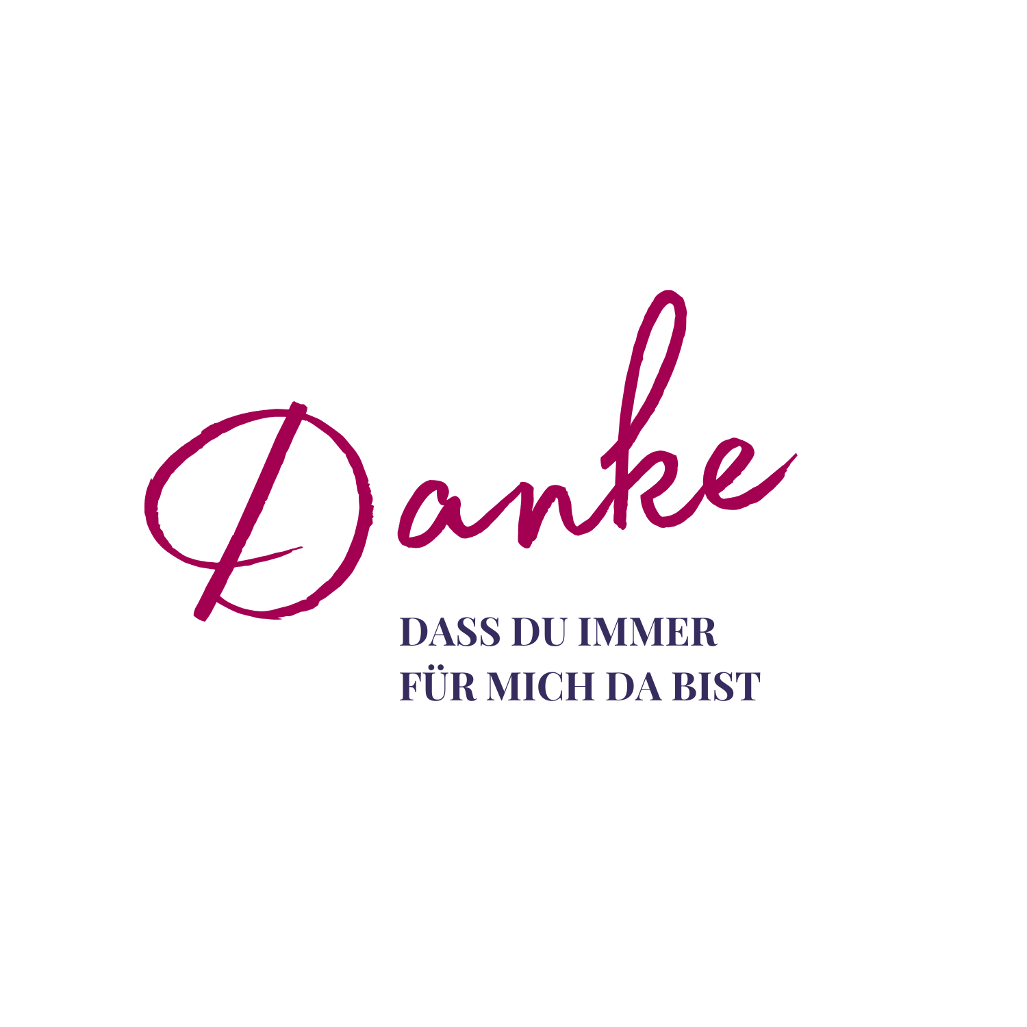 Grußkarte "Danke" Grußkarte Perlenmieze 