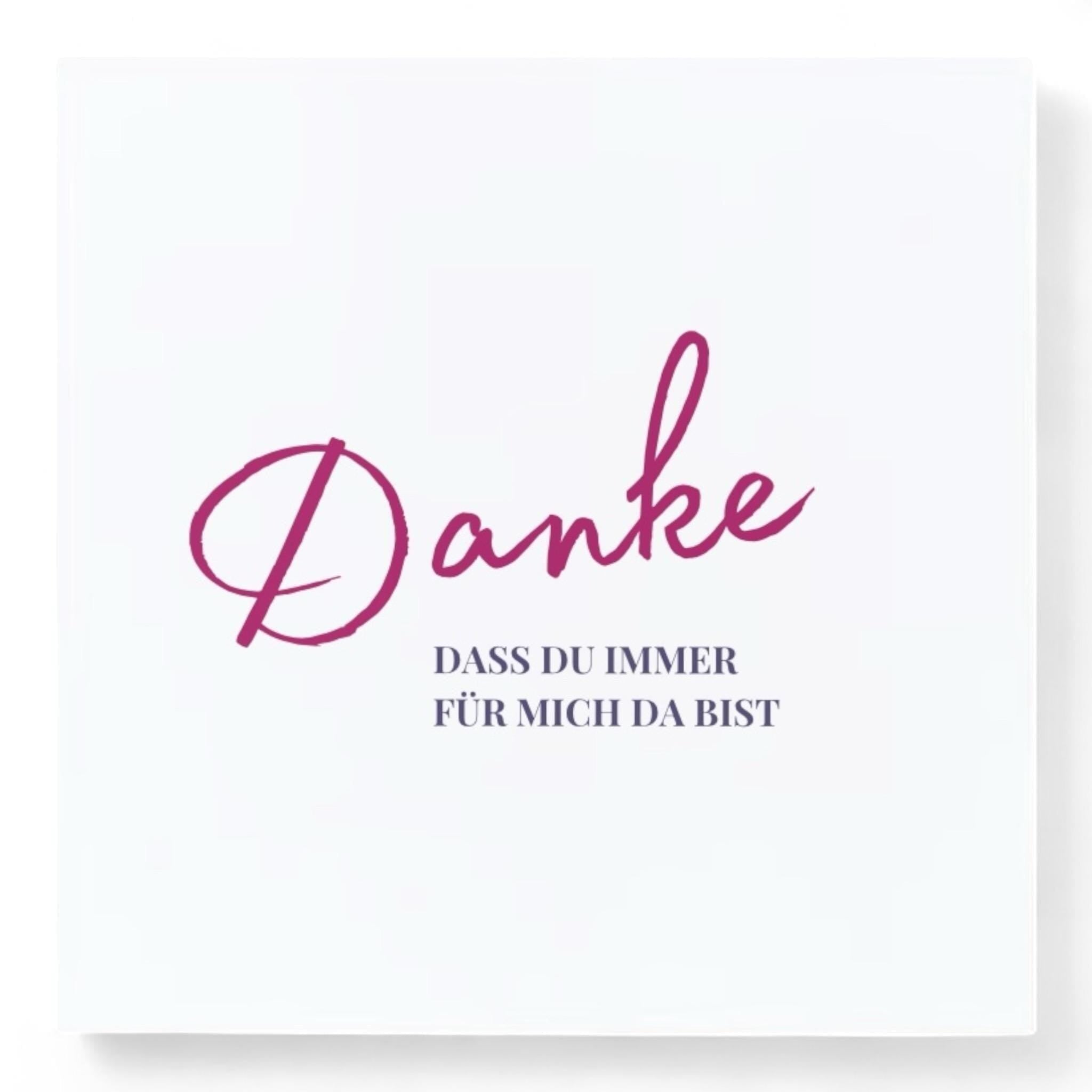 Grußkarte "Danke" - Perlenmieze