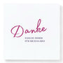 Grußkarte "Danke" - Perlenmieze
