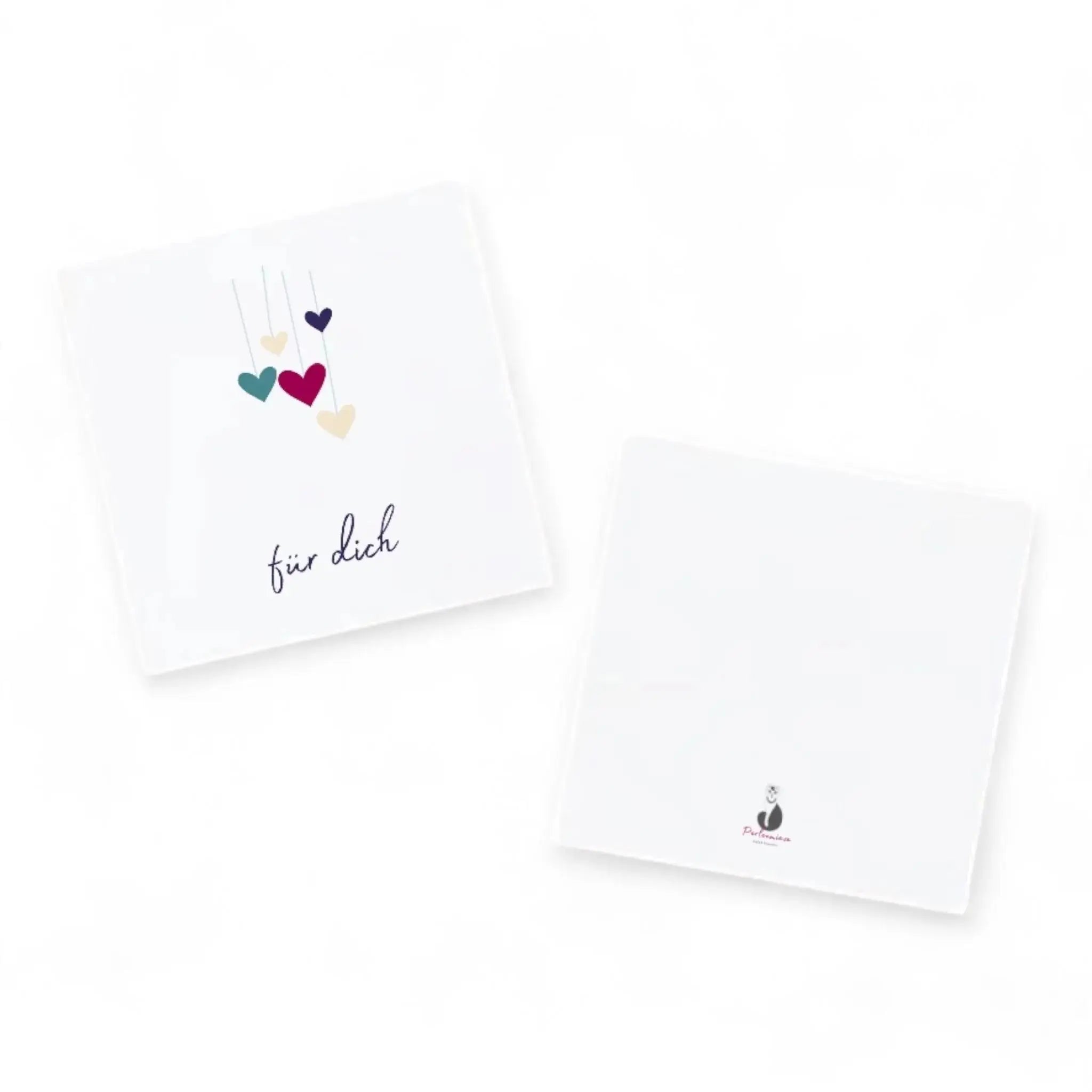 Grußkarte "für dich" Grußkarte Perlenmieze