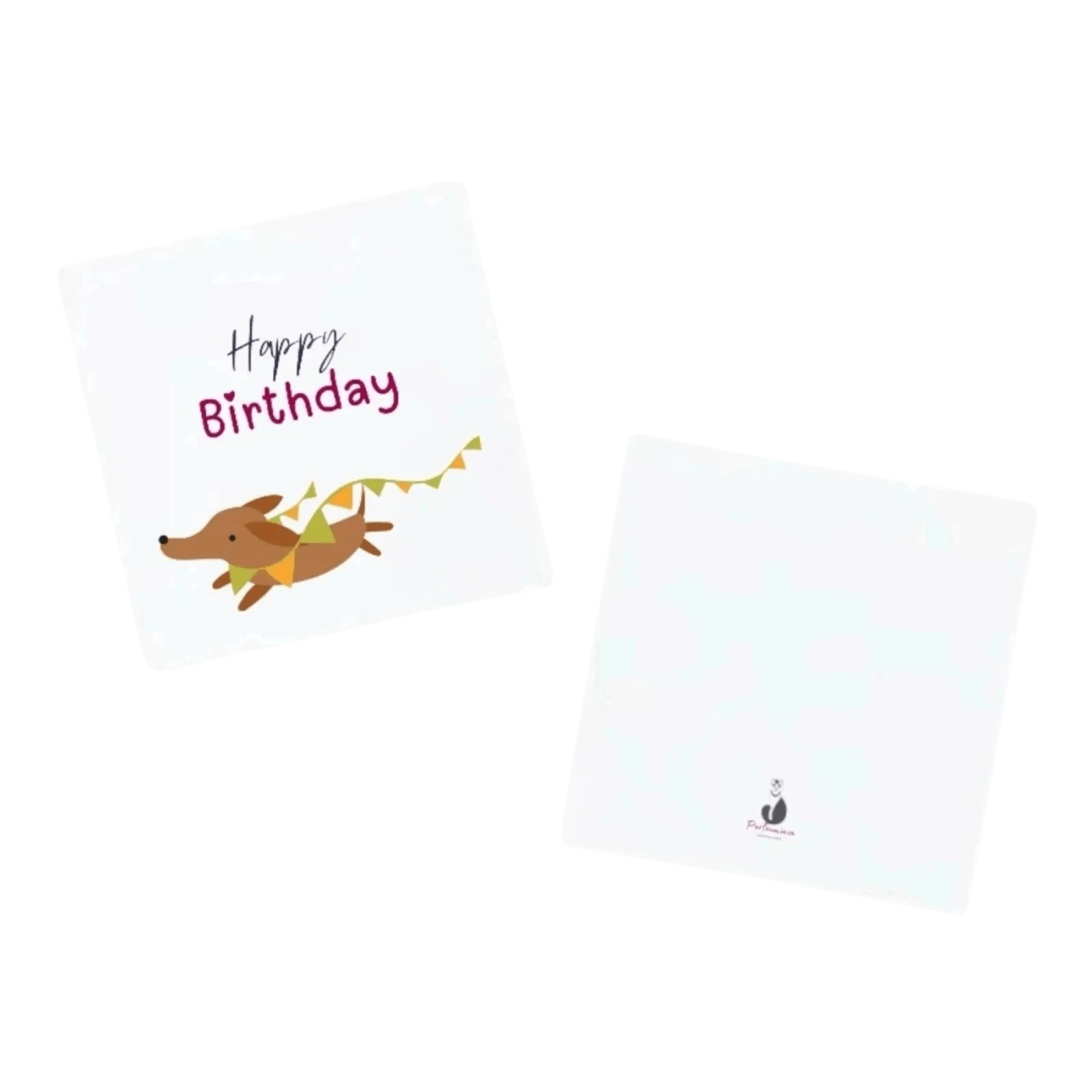 Grußkarte "Happy Birthday" Grußkarte Perlenmieze 