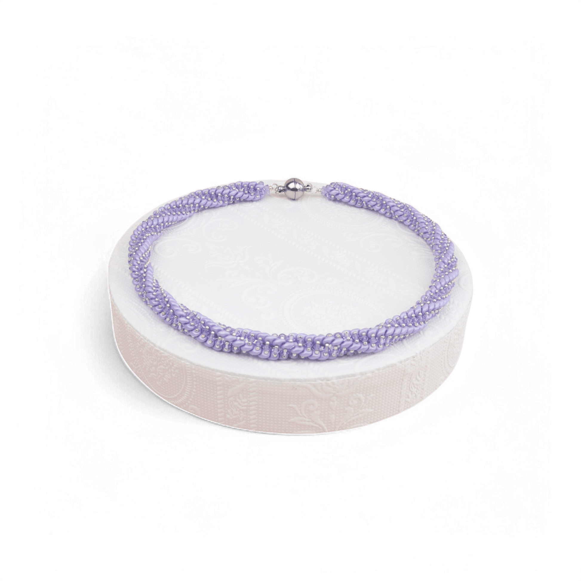 Halskette für Damen modern elegant Halskette Perlenmieze 