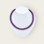 Kette mit kristallen opal amethyst - perlenmieze