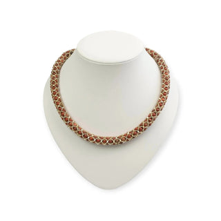 Kette Roter Jaspis - Perlenmieze