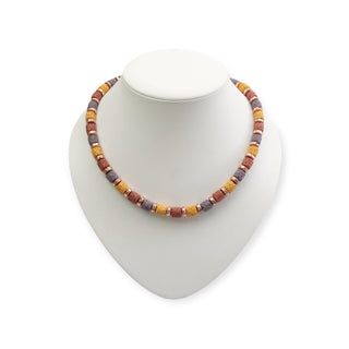 Lava Stein Kette bunt - Perlenmieze