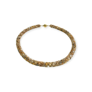 Stein Kette Crazy Lace Achat - Perlenmieze