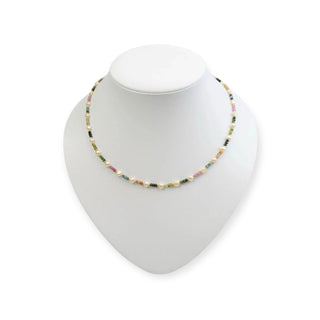 Turmalin Kette bunt - Perlenmieze